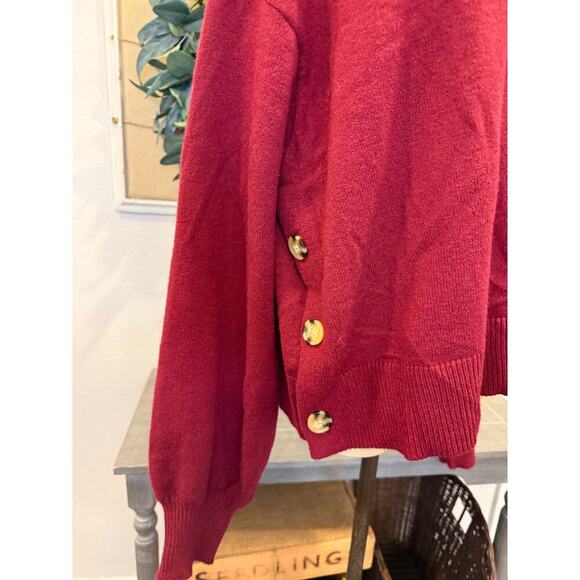 LUCYSWHIMS The Drop Plum Turtleneck Sweater Top Shirt  Women's XXL 2XL - Picture 5 of 10